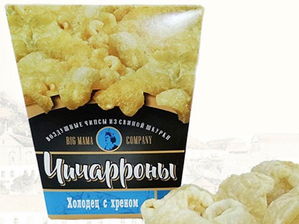 Чичарроны со вкусом холодца и хрена в Ярославле