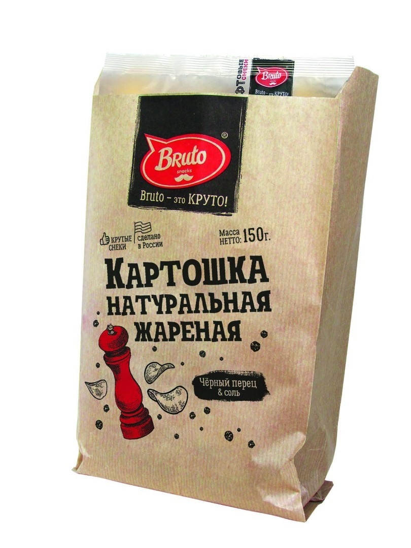 Картофель «Бруто» черный перец 130 гр. в Ярославле