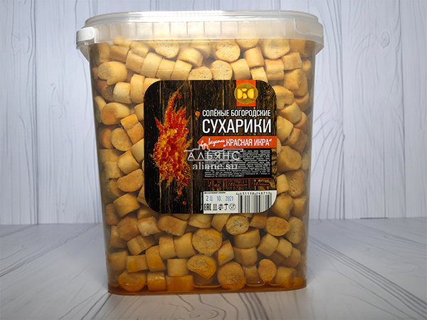Сухарики с красной икрой в Ярославле