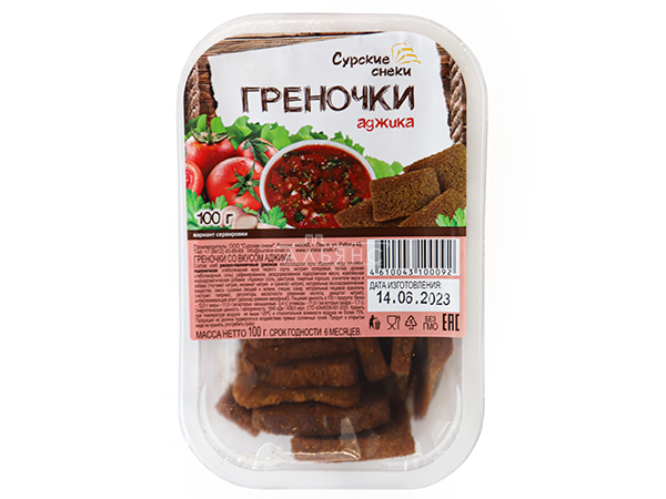 Сурские гренки с Аджикой (100 гр) в Ярославле