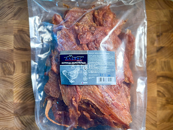 Мясо (АЛЬЯНС) вяленое курица 500гр "С халапеньо" в Ярославле