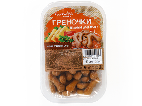Сурские (ПШЕНИЧНЫЕ) Сливочный сыр (100 гр) в Ярославле
