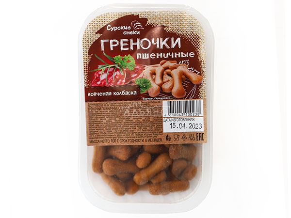 Сурские (ПШЕНИЧНЫЕ) Копченая колбаска (100 гр) в Ярославле