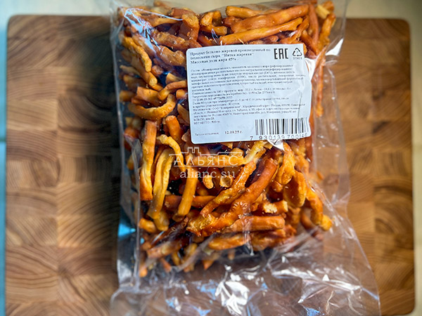 Нитка ЖАРЕНАЯ  Oktobersnack1 кг (сырный продукт) в Ярославле