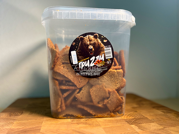 Ведро Ржаные гренки со вкусом Крылышки Барбекю (1 кг) в Ярославле