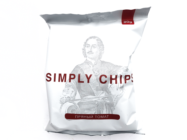 Картофельные чипсы "Simple chips" Пряный томат 80 гр. в Ярославле